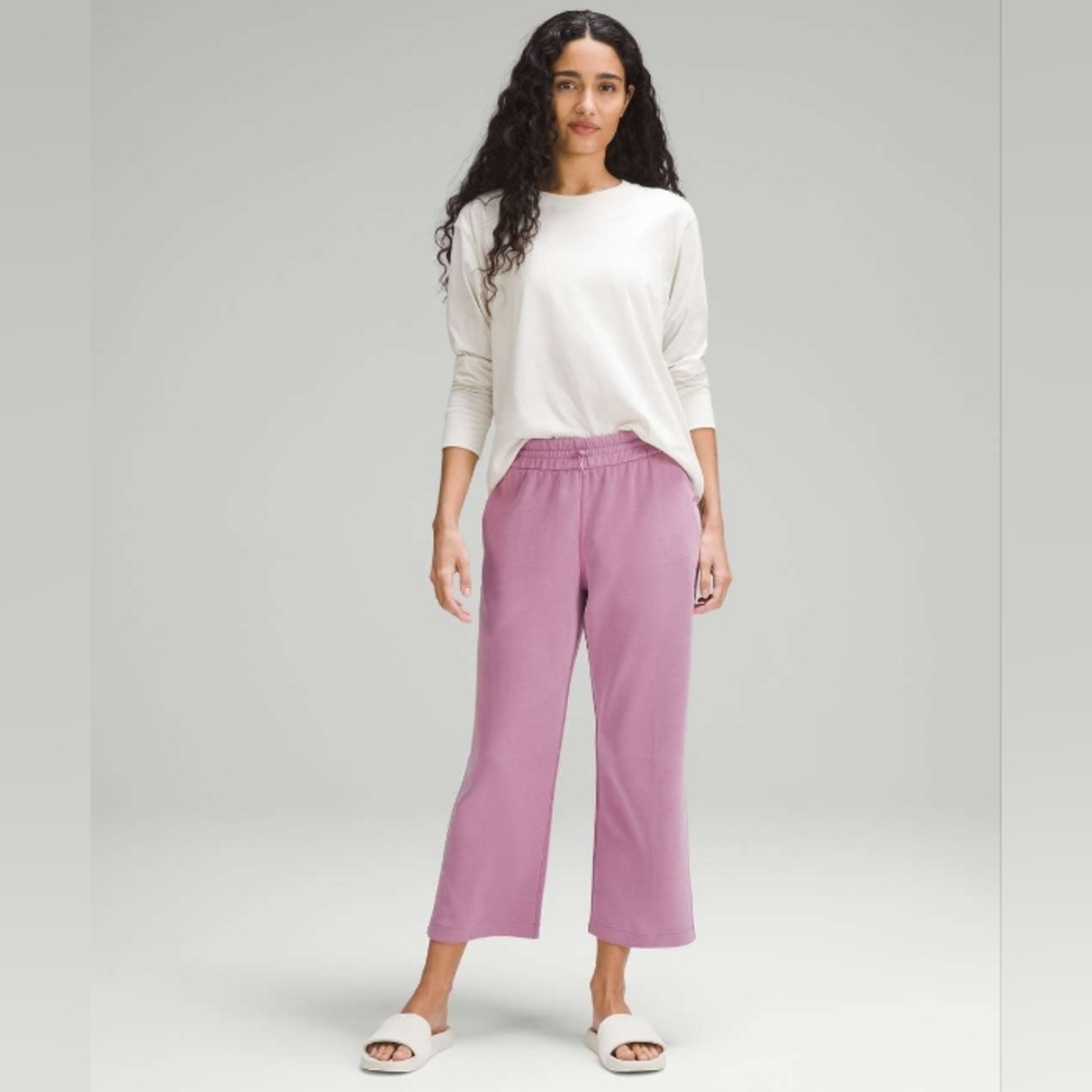💥 Lululemon Softstreme High-Rise Straight Leg Cropped Pant - Picture 4 of 9